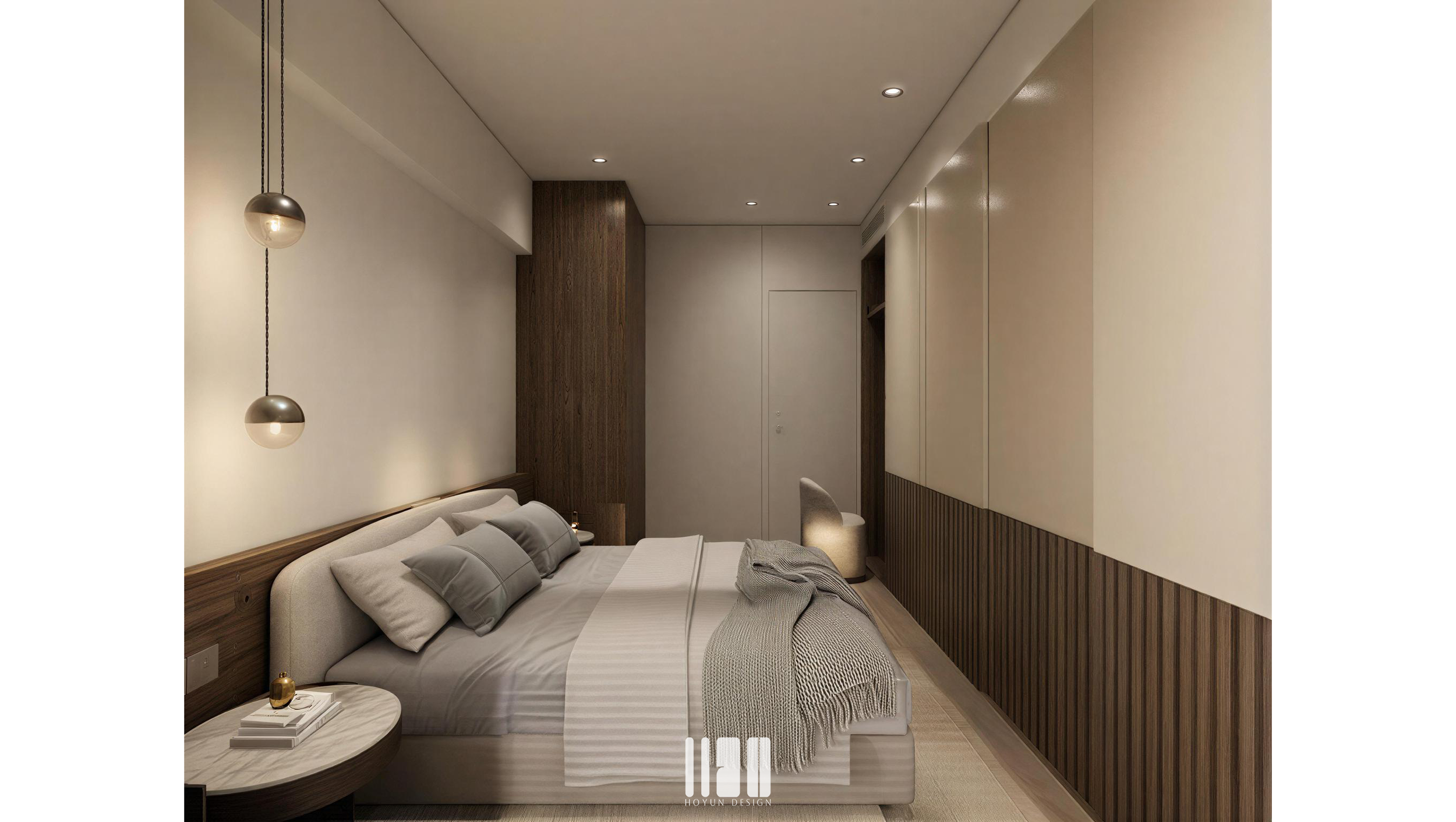 皇普園首之道主臥室設計 木質調住宅空間