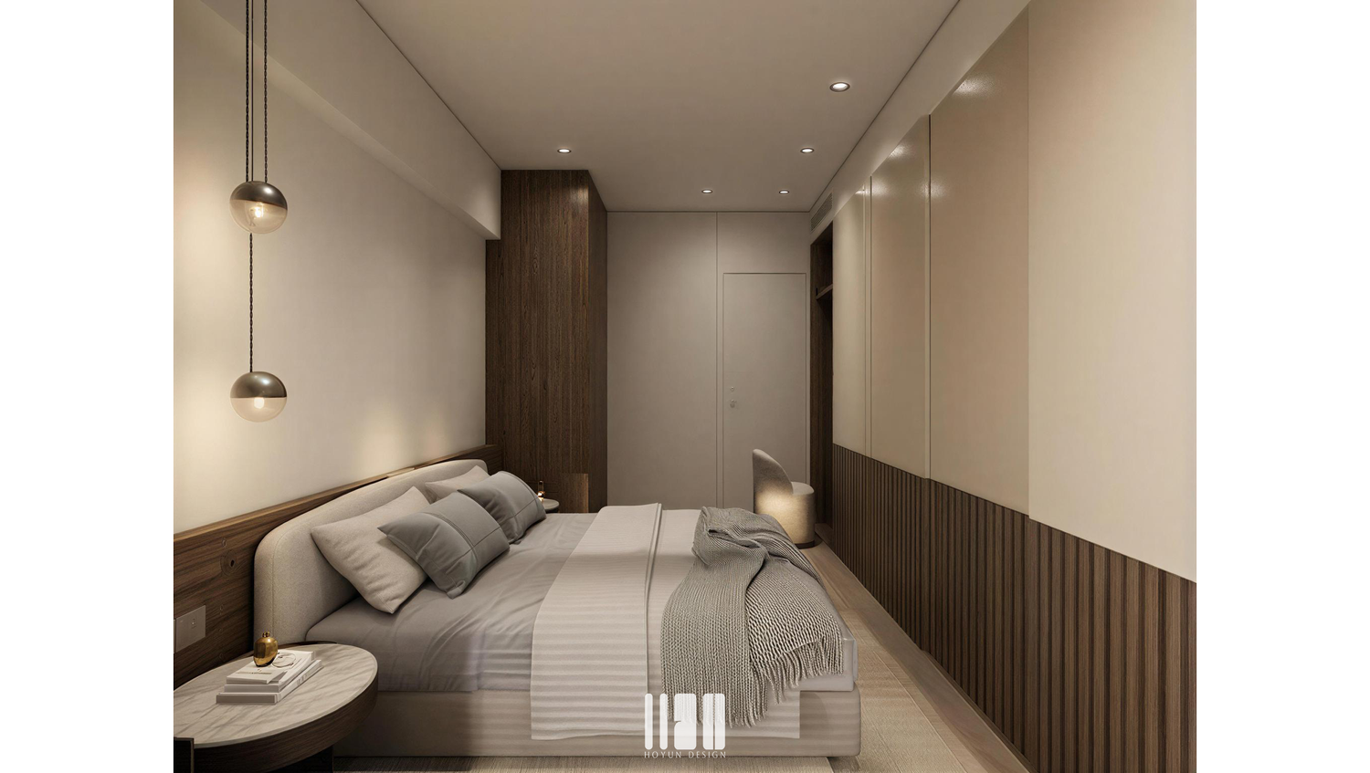 皇普園首之道主臥室設計照片