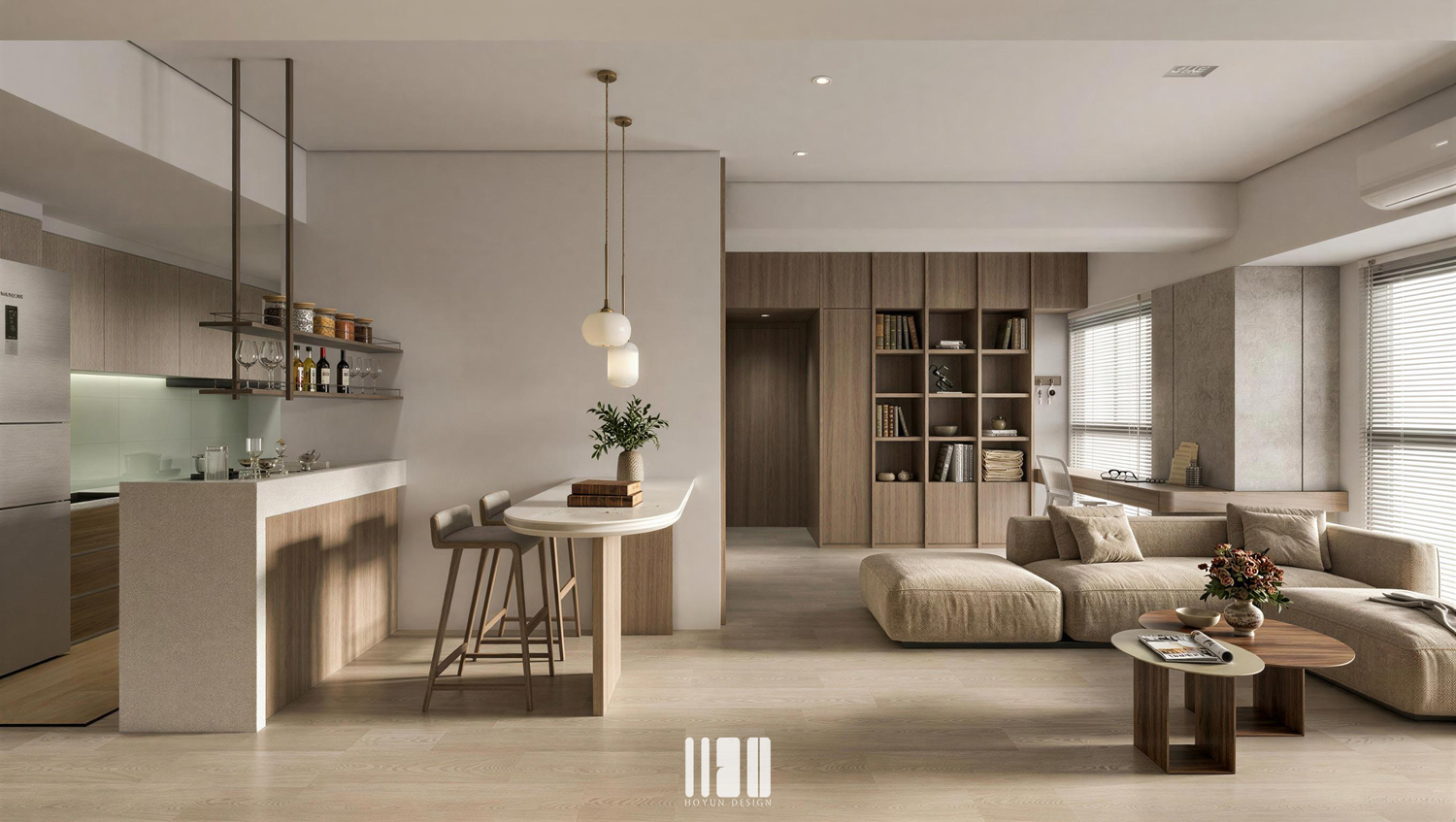 桃園青埔皇普園首之道室內設計客廳照片