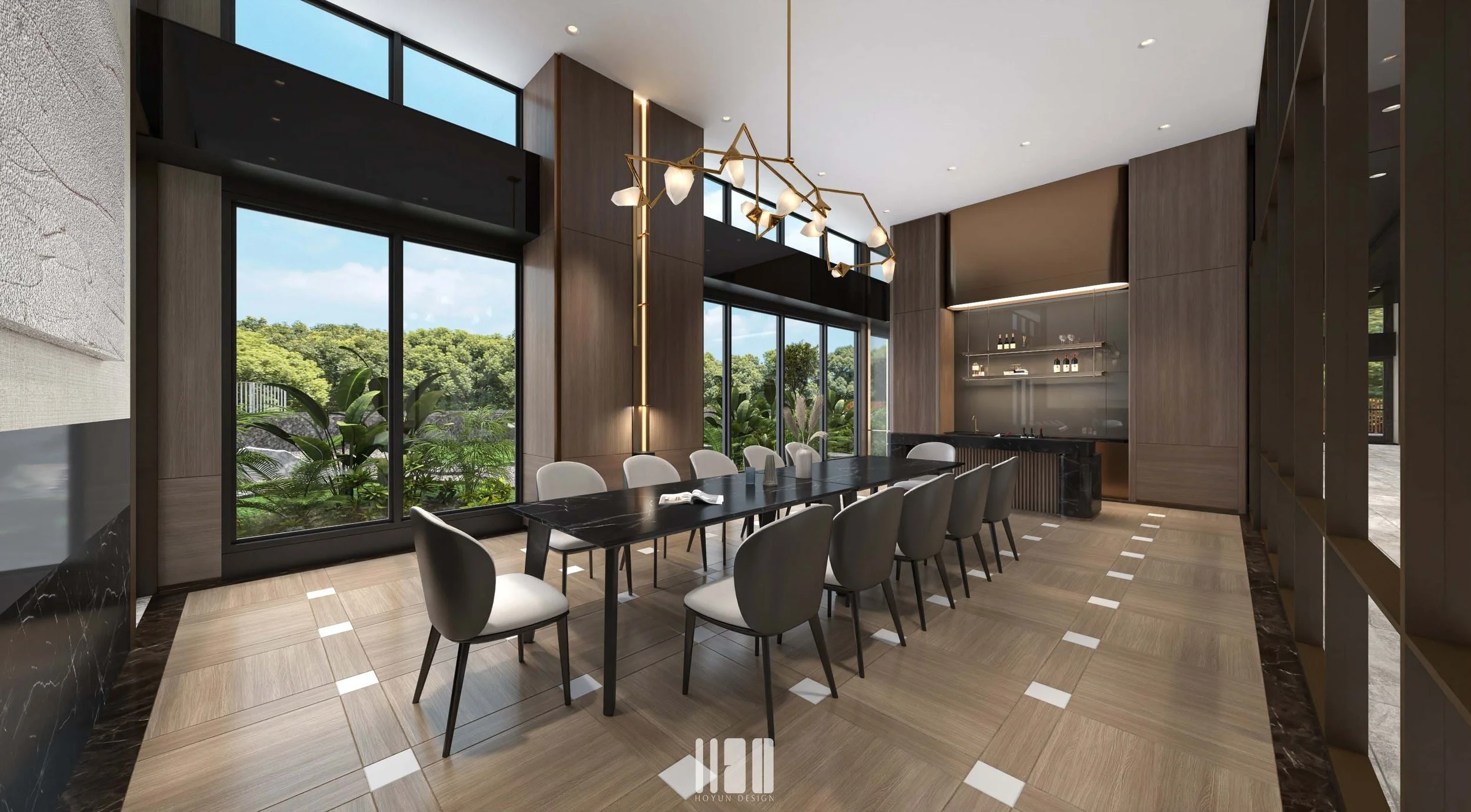 名邸｜體驗廚房，保留最佳景觀的共享場域