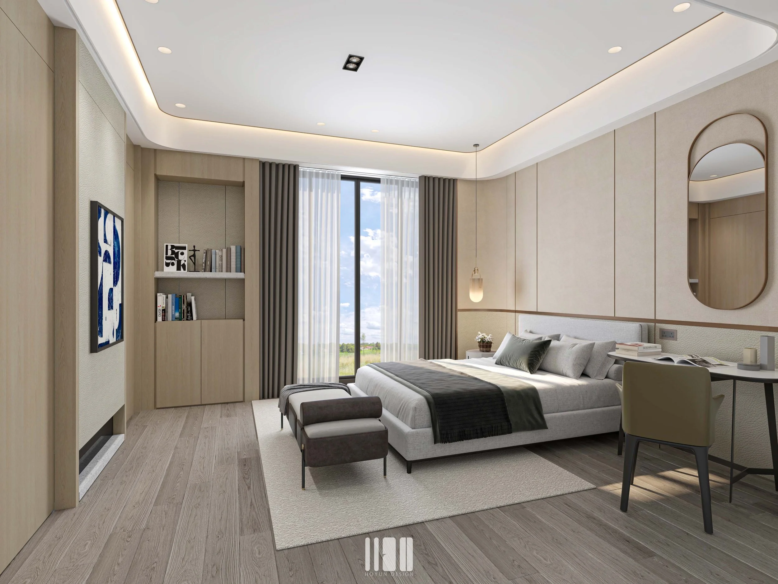 苗栗｜辰光別墅 招待所｜2F 主臥