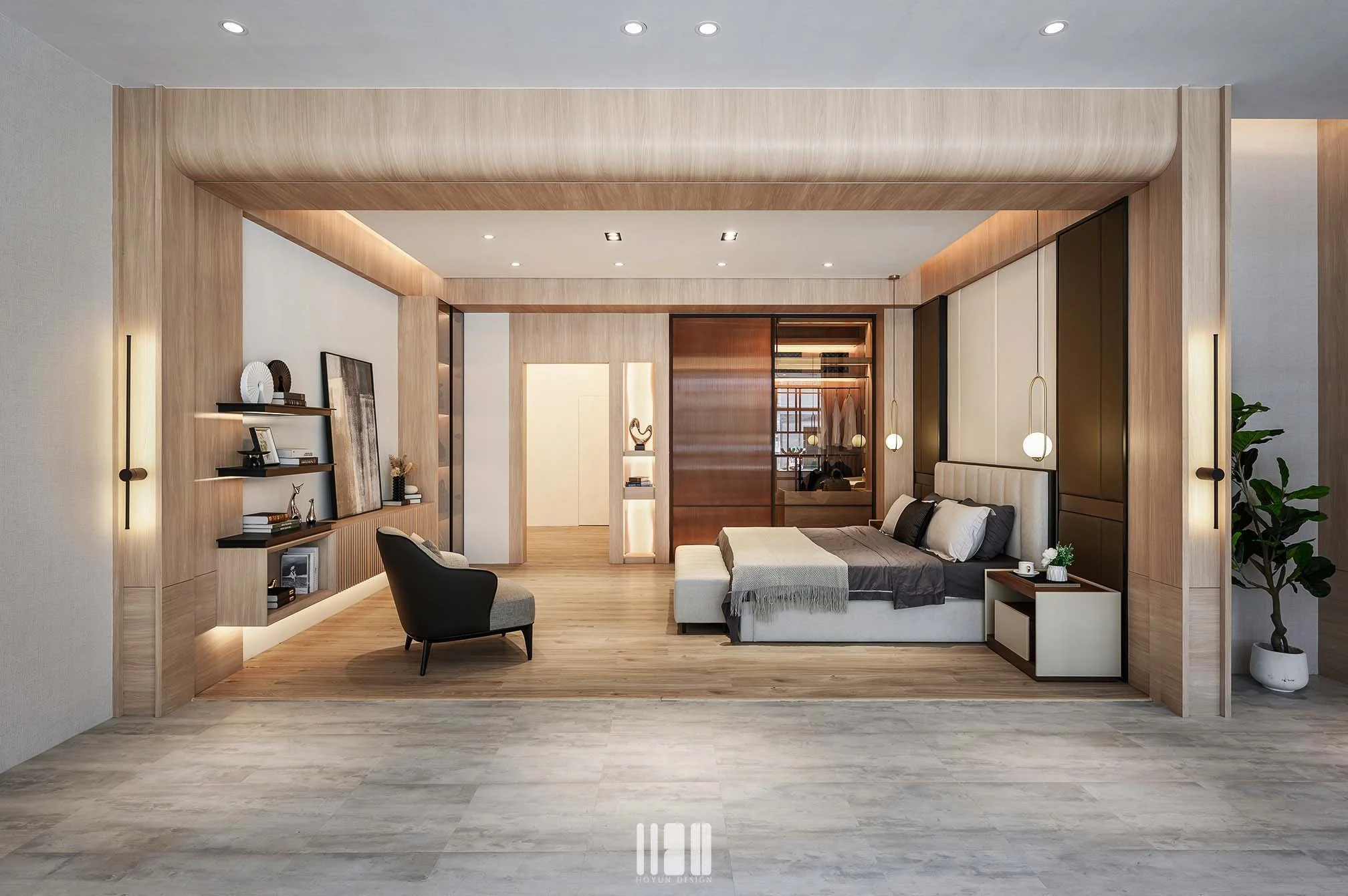 和平大院｜精品吊架與分區照明