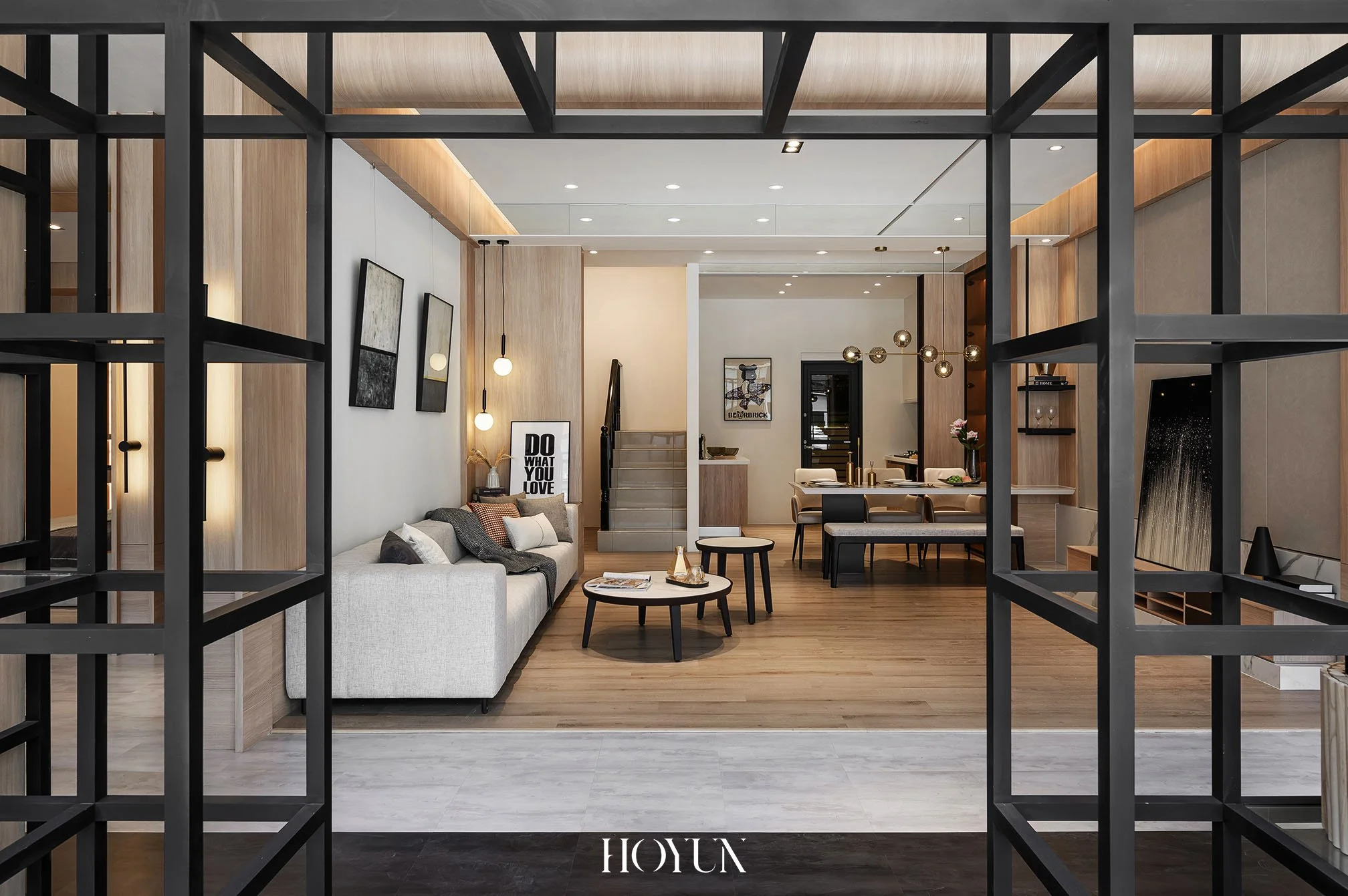 HOYUN 和勻設計｜空間動線與框景呈現