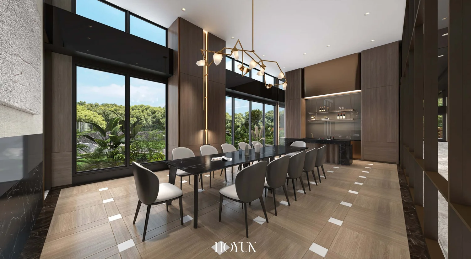 名邸｜體驗廚房，保留最佳景觀的共享場域