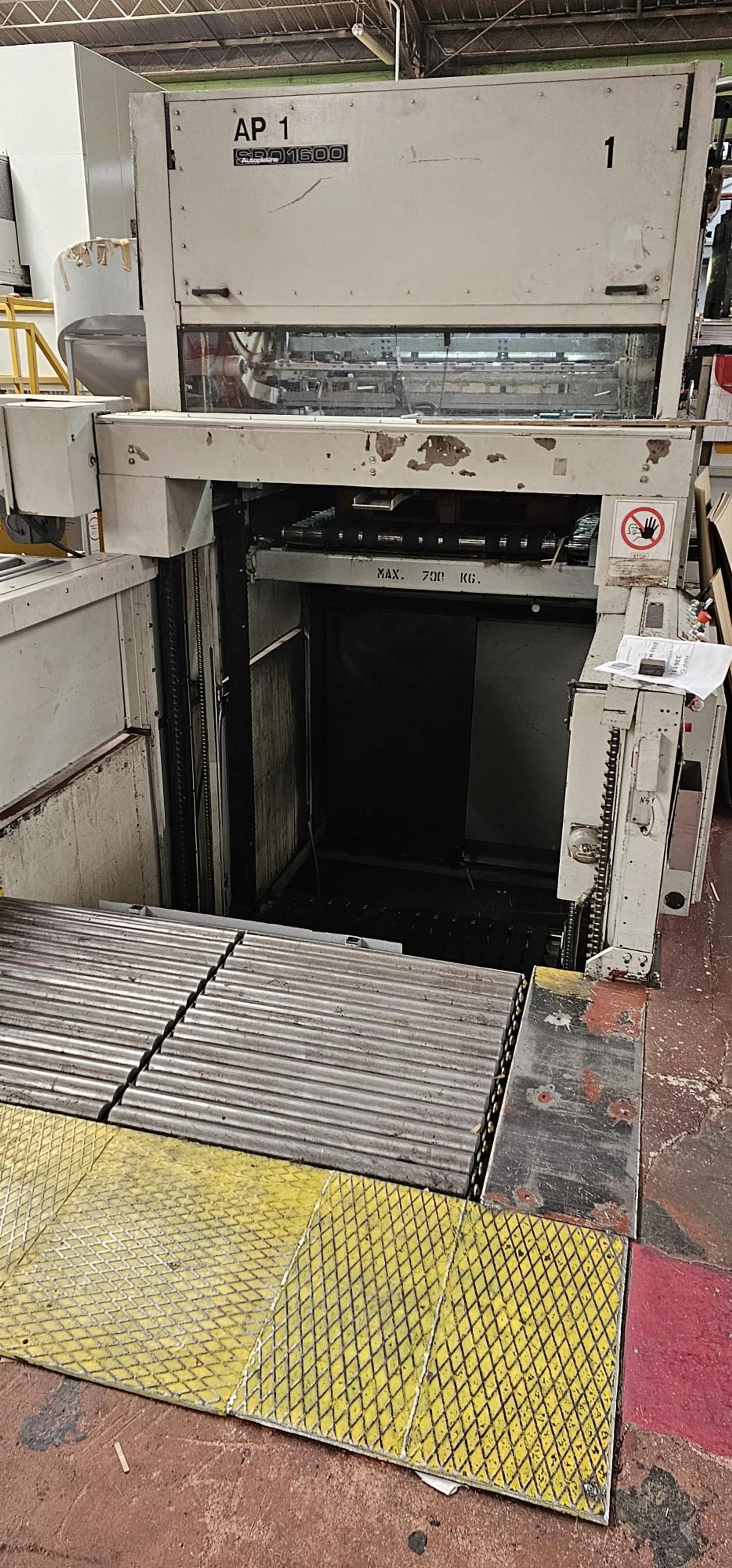 BOBST AUTOPLATINE SPO 1600 automatic diecutters