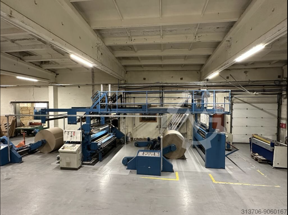 Massenzana 2-ply corrugating line corrugators complete