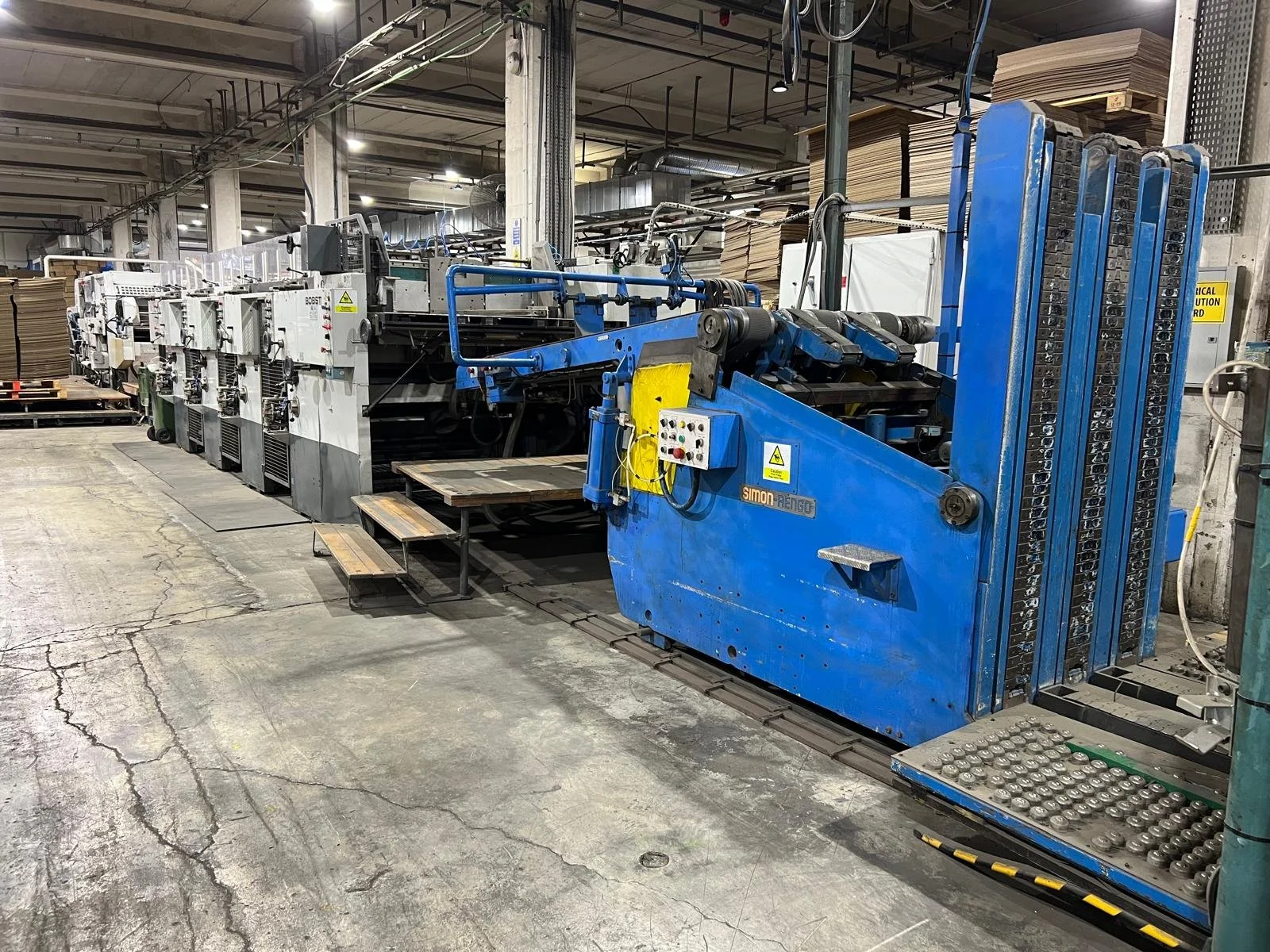 Bobst Spo 1575 EEG automatic diecutters