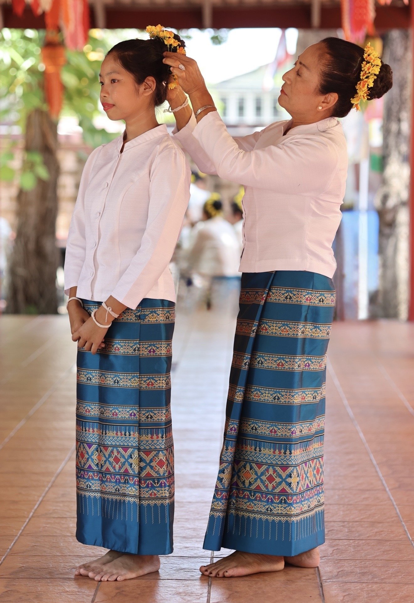 Mother and Daughter in Thailand