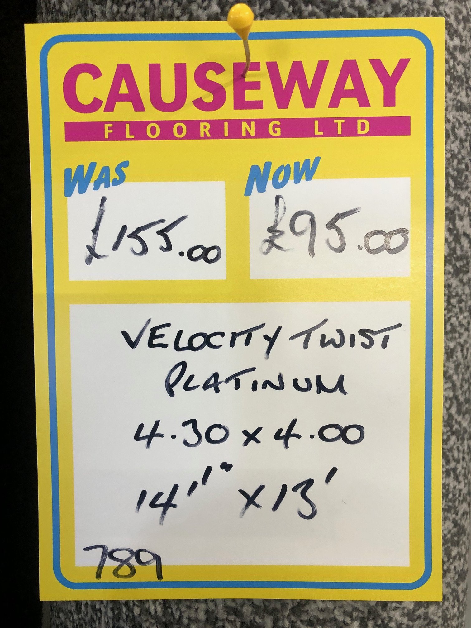 Velocity Twist Platinum - Carpet