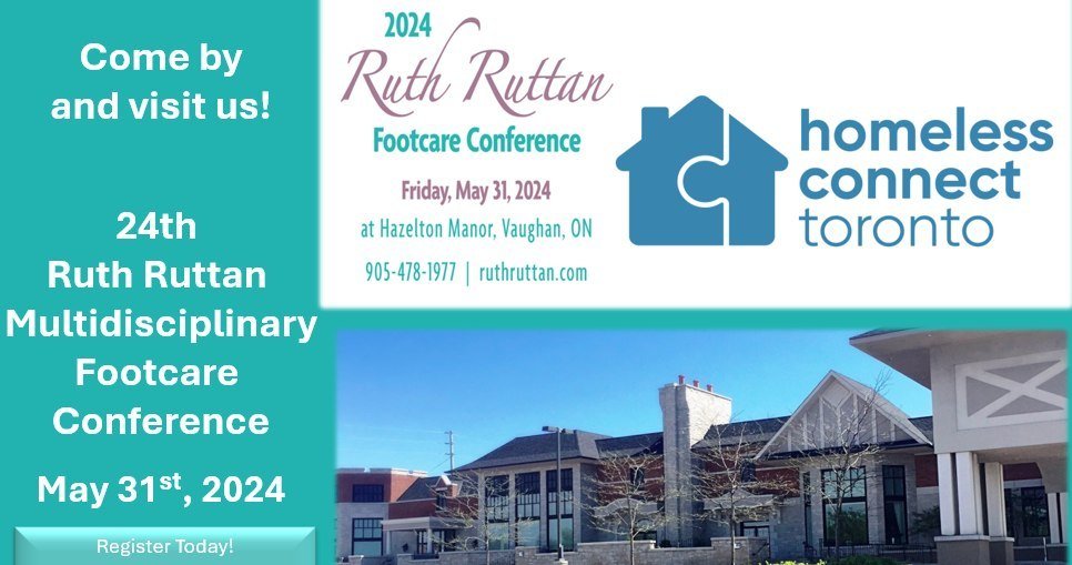 🦶In a few weeks, we will be at Ruth Ruttan's Annual Footcare Conference where they are hosting a 👟Shoe Drive on our behalf! We will also be recruiting foot care nurses for our one-stop-shop events! ⁠
⁠
If you're a nurse interested in foot care nurs