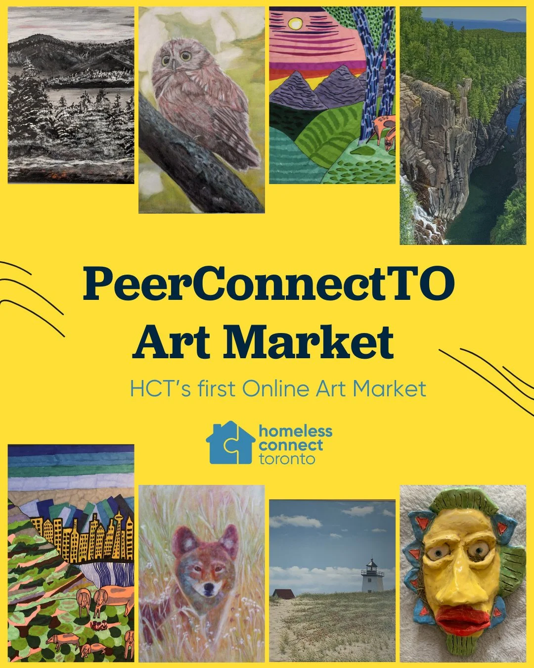 We&rsquo;re excited to share something new this holiday season! 🎨 Our PeerConnectTO Artists have been hard at work creating beautiful mixed-media art, and we&rsquo;re proud to announce the launch of our first-ever Online Art Market &mdash; now live 