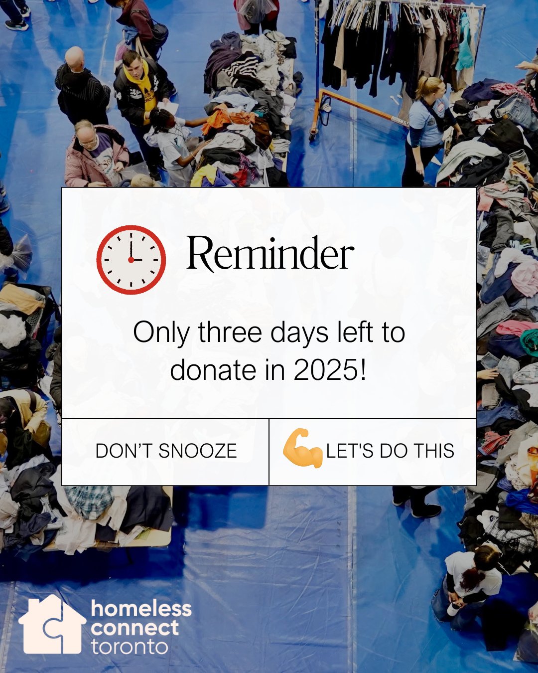 Just 3️⃣ days remain to contribute in 2025! We are incredibly CLOSE to reaching our $50,000 matching donation goal&mdash;don't hesitate, donate now to receive a tax-deductible receipt for your charitable gift.⁠
⁠
Visit our link in bio to today! ⁠
⁠
#