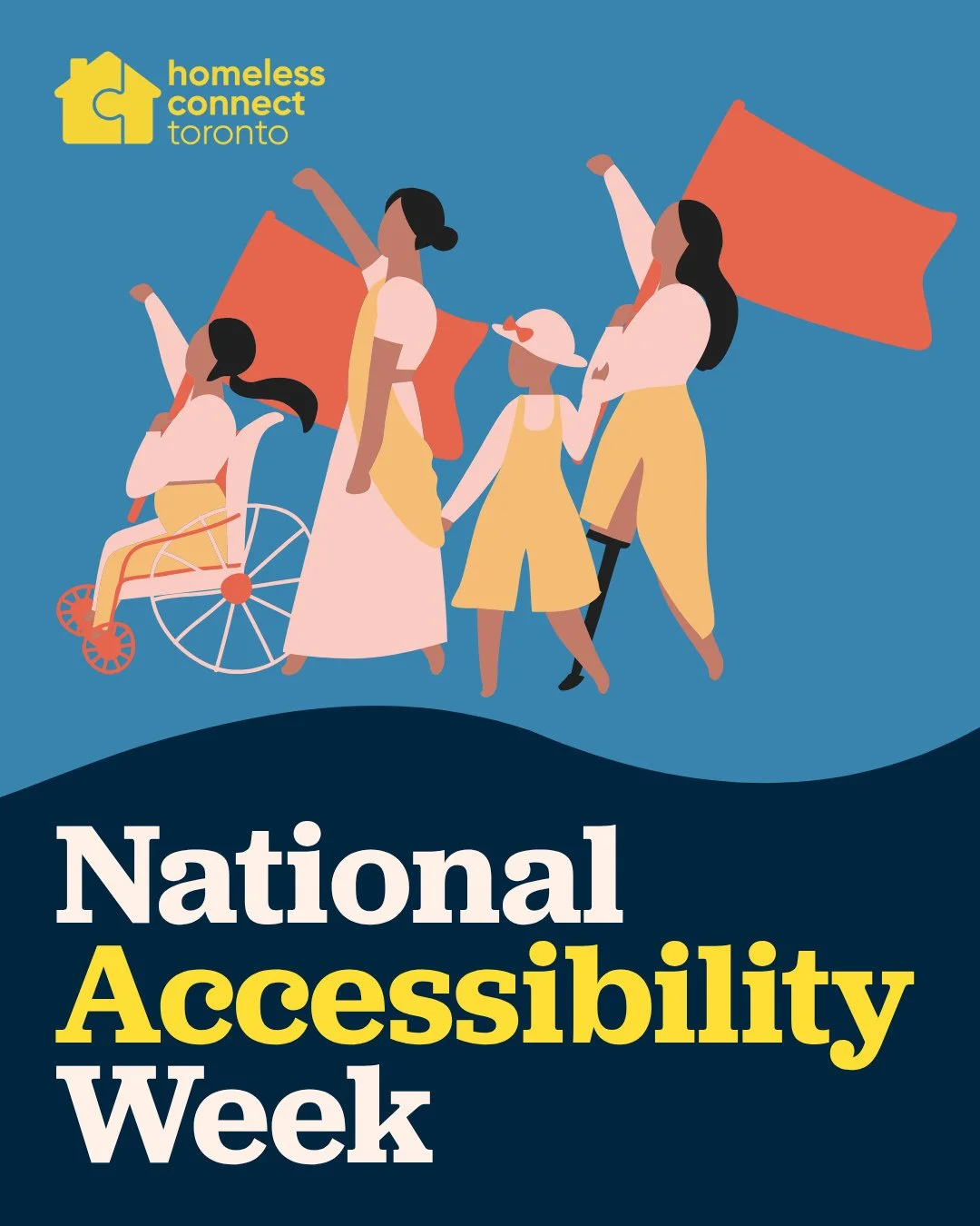 May 25th marks the start of National Accessibility Week! 🤍⁠
⁠
At HCT, we understand that a lack of accessibility in many structural systems makes it more likely for people with disabilities to experience homelessness.⁠
⁠
📌As we reflect this week, w