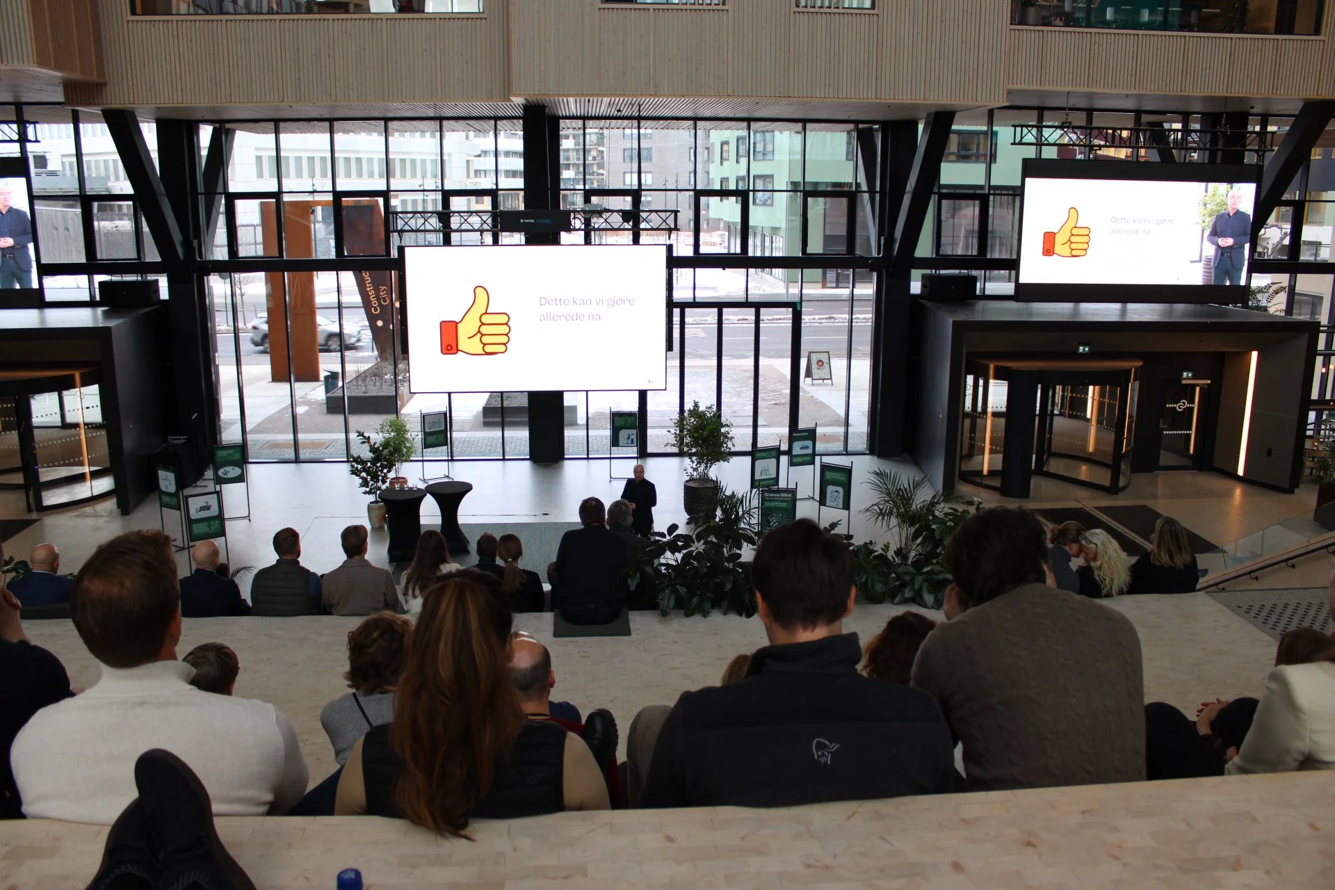 Enny med tydelig budskap om beredskap og energiløsninger under OBOS Grønn Uke