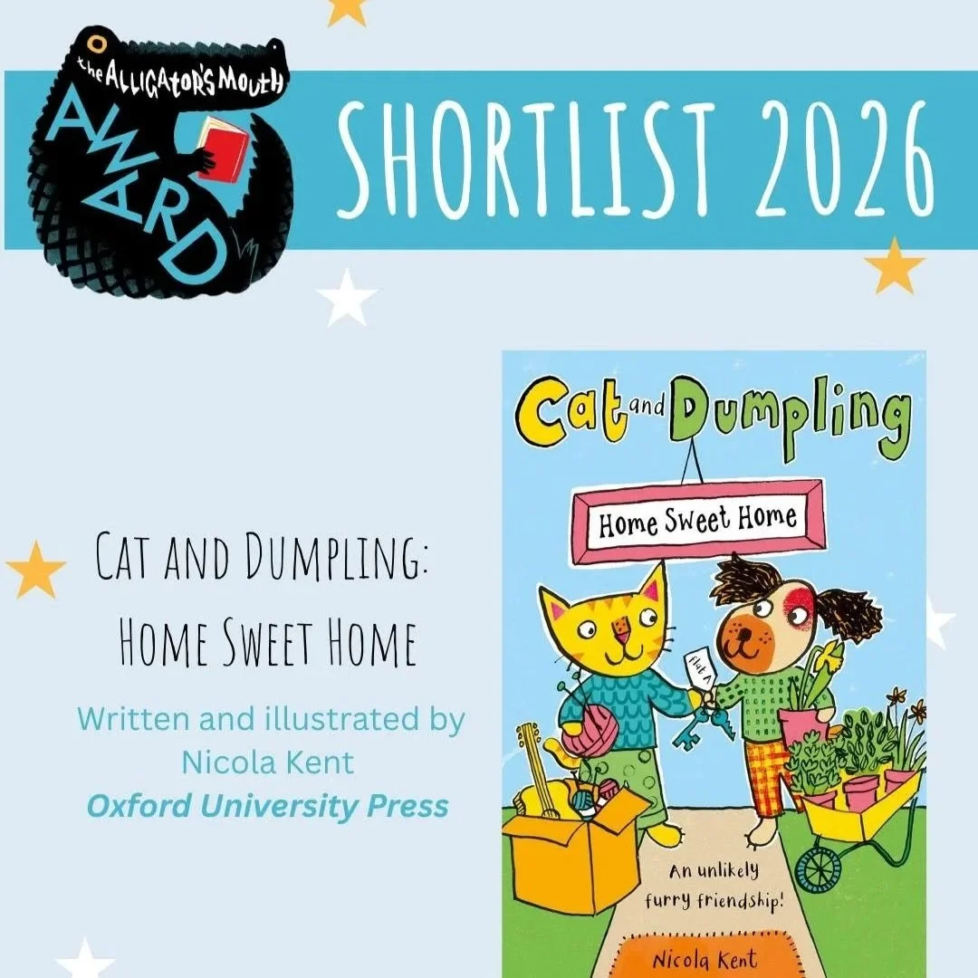 Cat and Dumpling: Home Sweet Home shortlisted for Alligator’s Mouth Award!