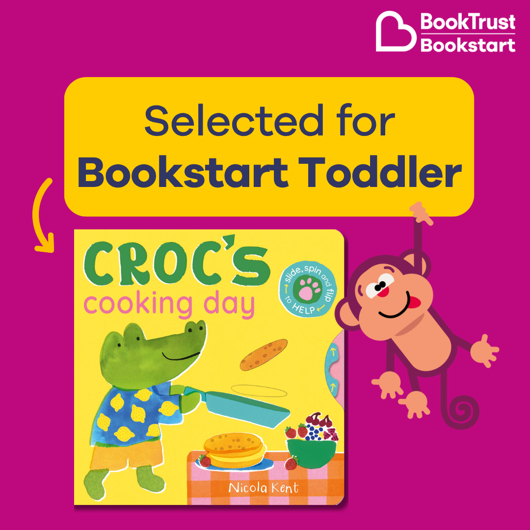 Croc’s Cooking Day chosen by BookTrust!