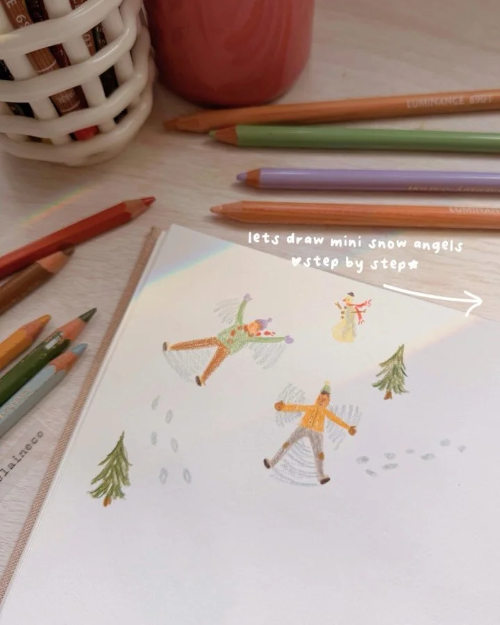 There&rsquo;s something cozy about drawing mini winter figures ❄️☃️

👀 I&rsquo;ve taught 3000+ students how to simplify and draw people. Wanna see what this class is all about? ✨Comment &ldquo;peeps&rdquo; for details ✨