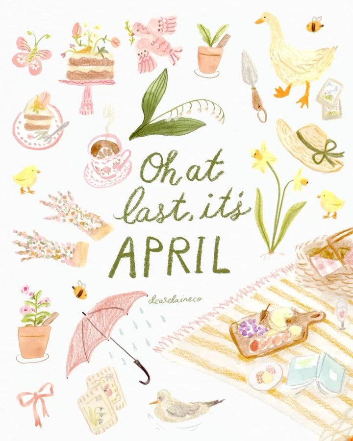 It&rsquo;s finally April, the month when the birds sing a little louder and new flowers seem to pop up every day. 🌸

It&rsquo;s such a sweet reminder of how beautiful God&rsquo;s creation is. Whether it&rsquo;s sunny or raining, here&rsquo;s to warm