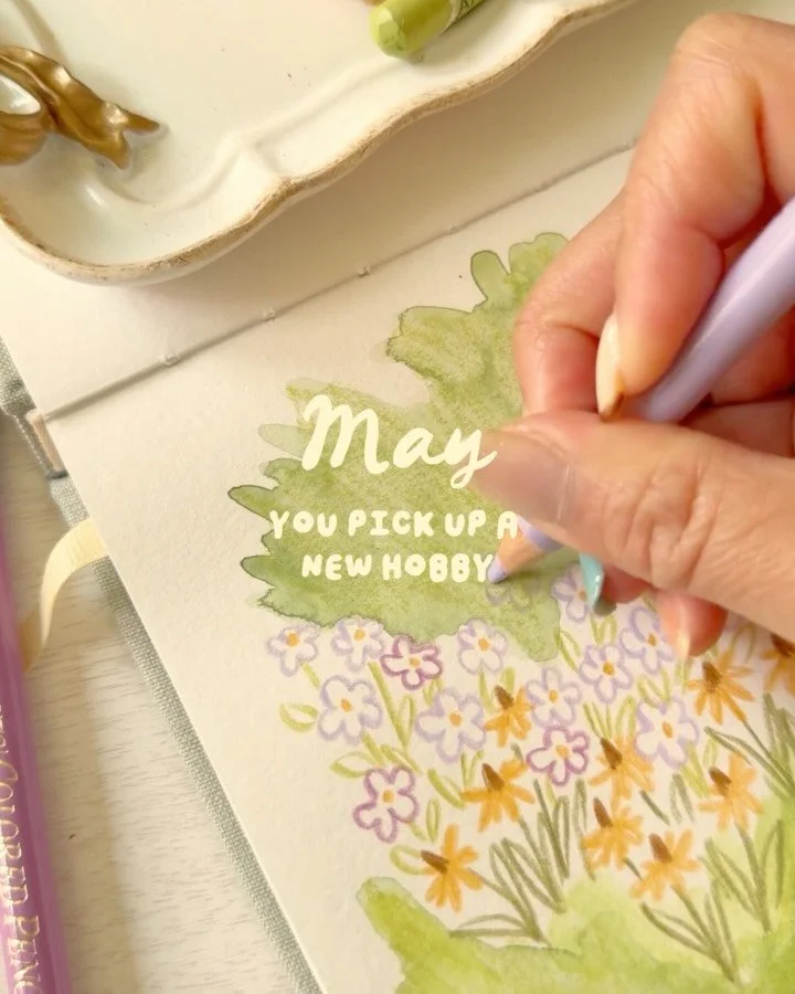Happy May! 🌷 wishing you a colorful month full of little blessings ✨

🎨 Curious about my fave art supplies &amp; colors? Comment &ldquo;TOOLBOX&rdquo;