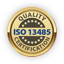 ISO 13485 Medical Device Manufacturing certification logo for Enagic Kangen machines.