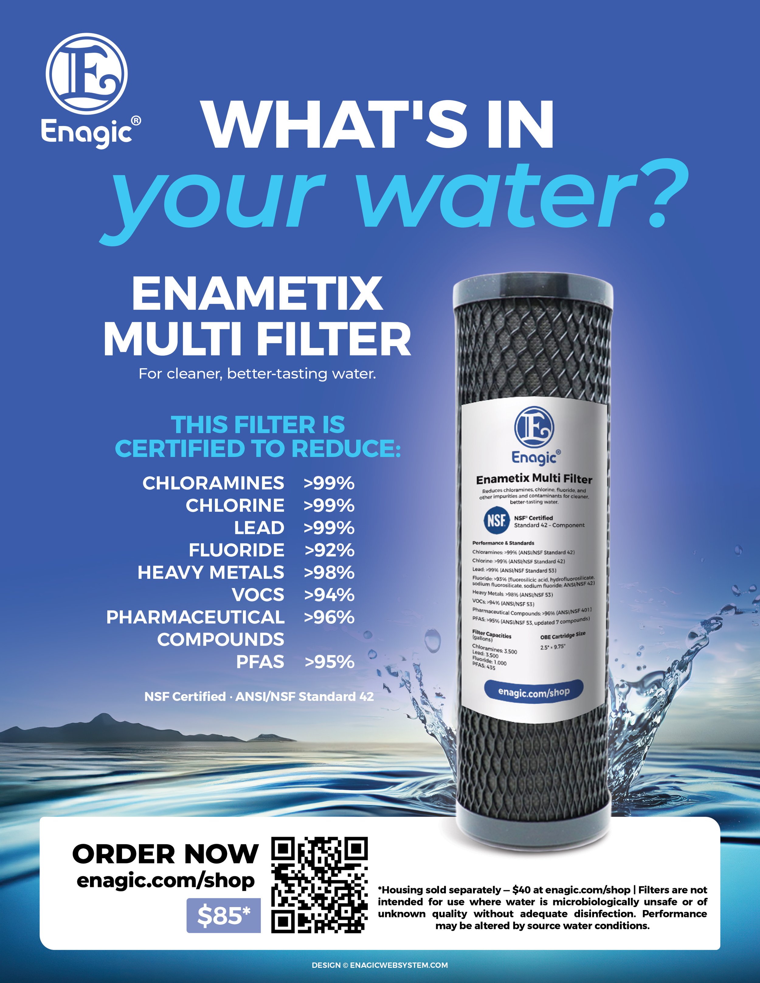 The new Enametix Pre Filter by Enagic USA