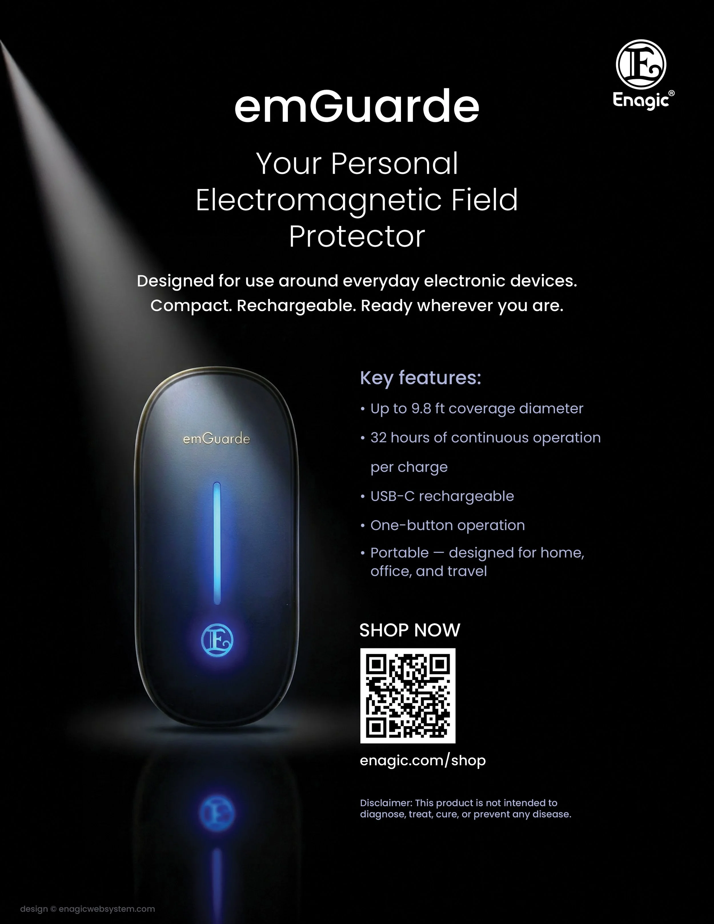 EmGuarde Personal Electromagnetic Field Protector