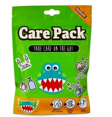 Care Pack Includes Mask , Wipes And Sanitiser