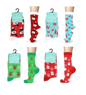 Merry Christmas Socks - Kids (1 Random Pair Design Sent)