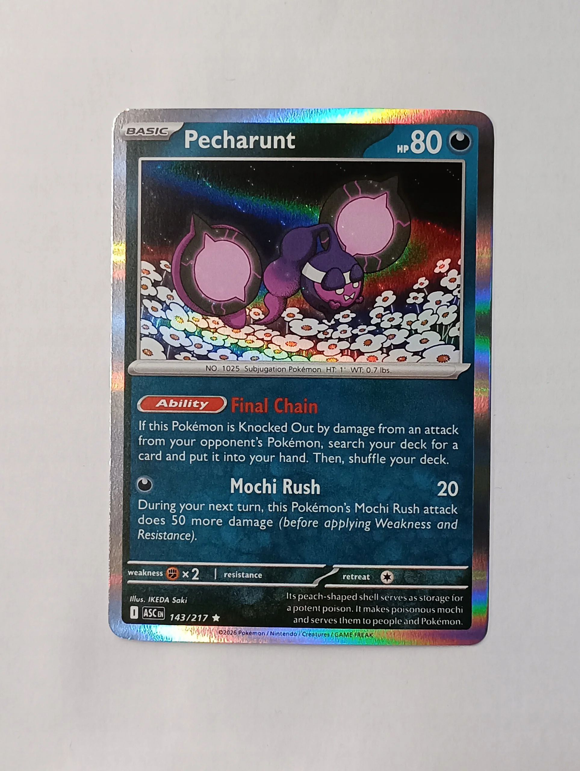 Pecharunt 143/217 Holo