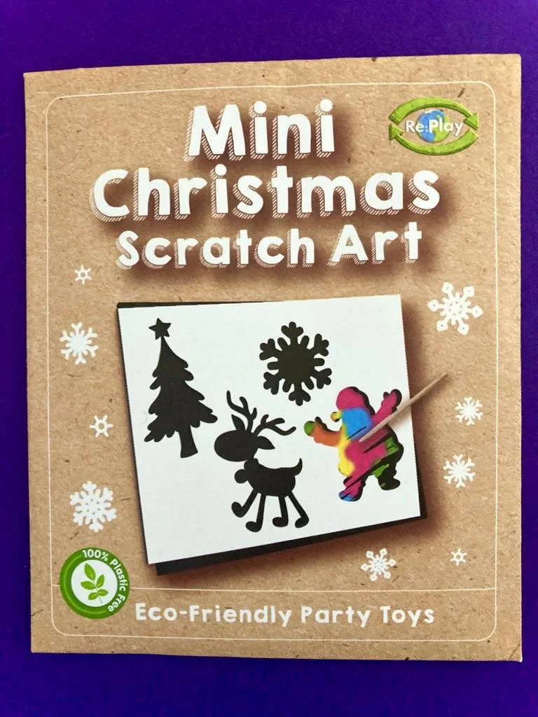 Eco Friendly Mini Christmas Scratch Art
