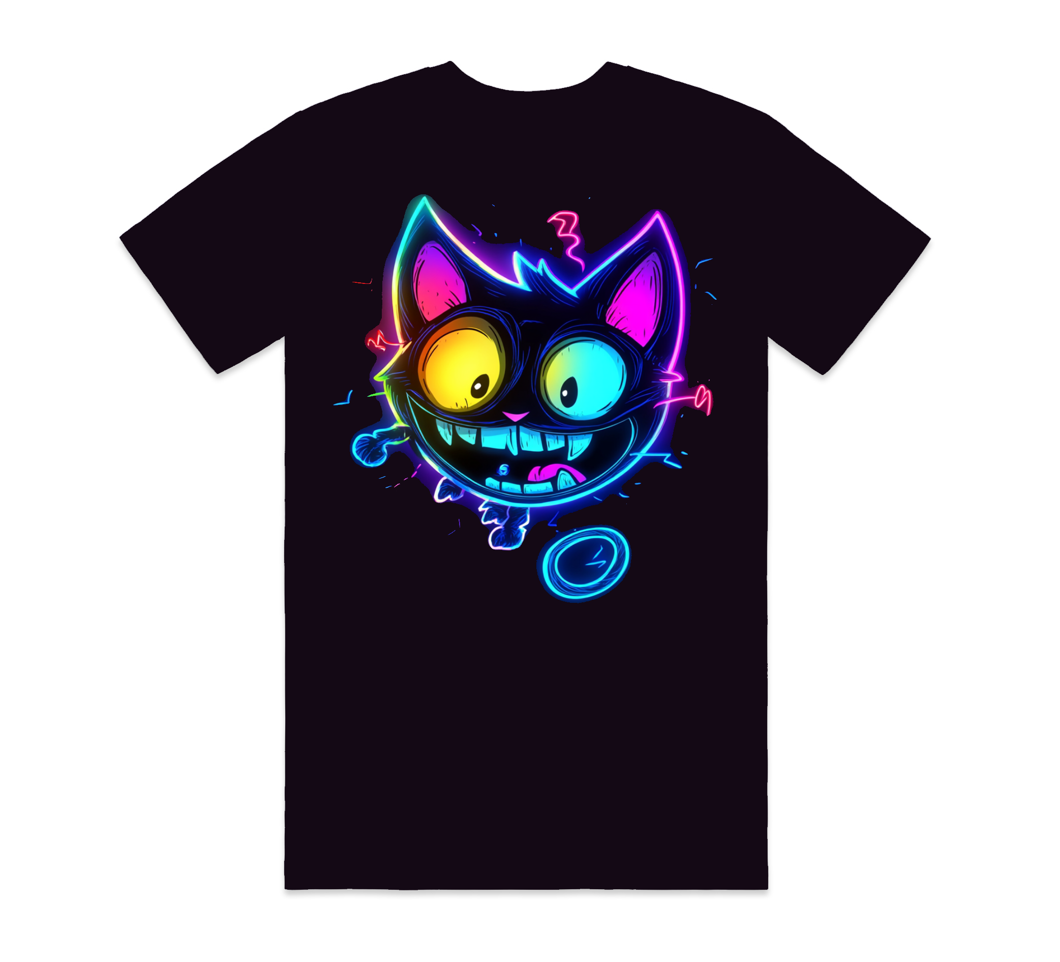 Neon Cat Tshirt
