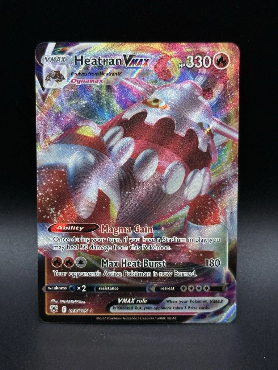 Pokemon Card Heatran VMAX 026/189 Astral Radiance