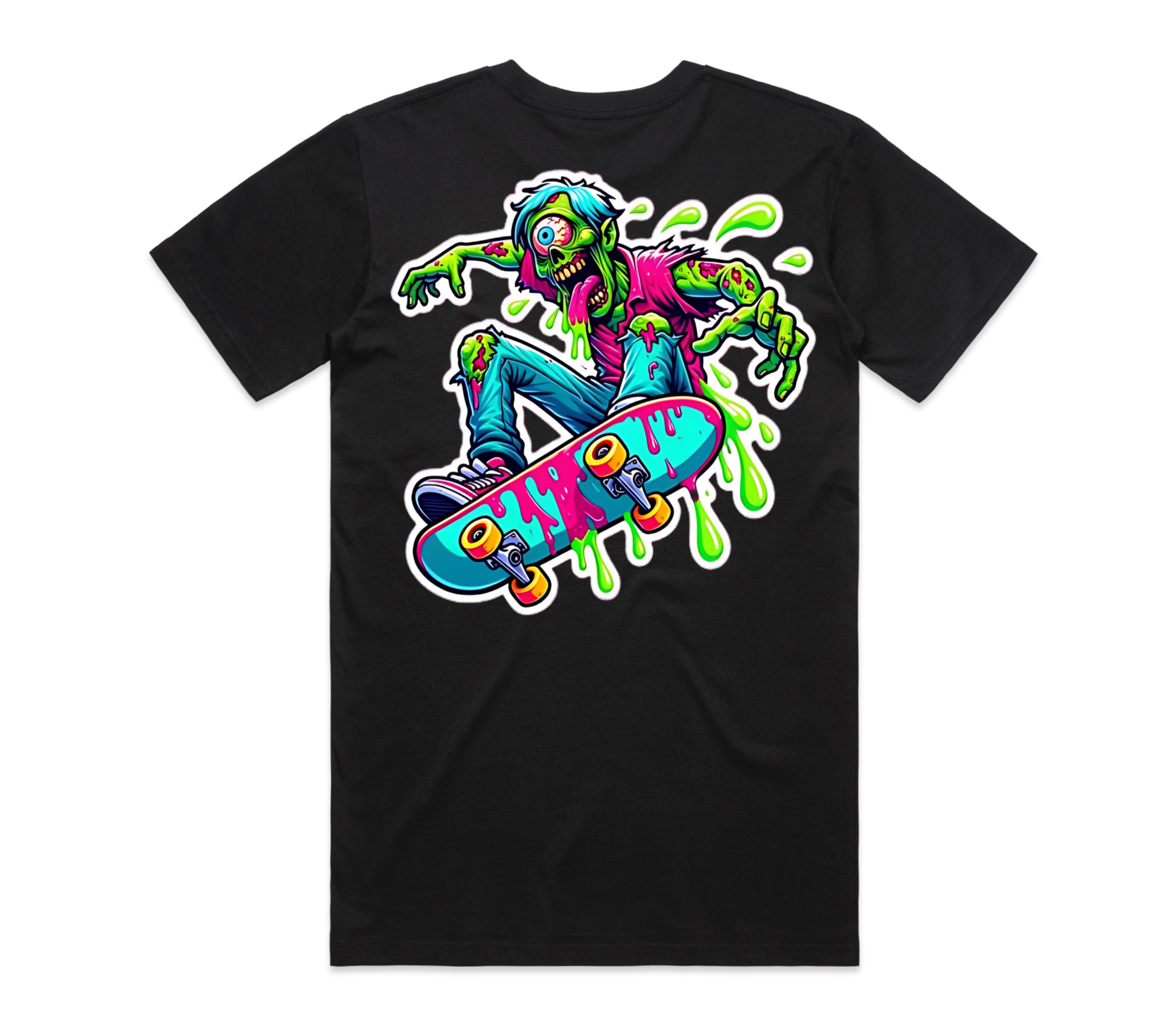 Zombie Skateboard Tshirt