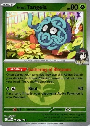Erika's Tangela 007/217 Reverse Holo
