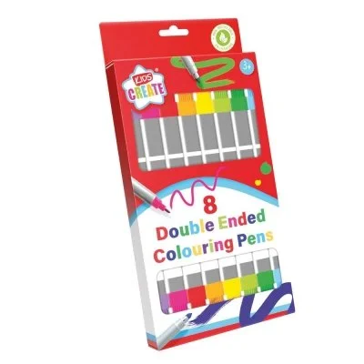 8 Double Ended Markers