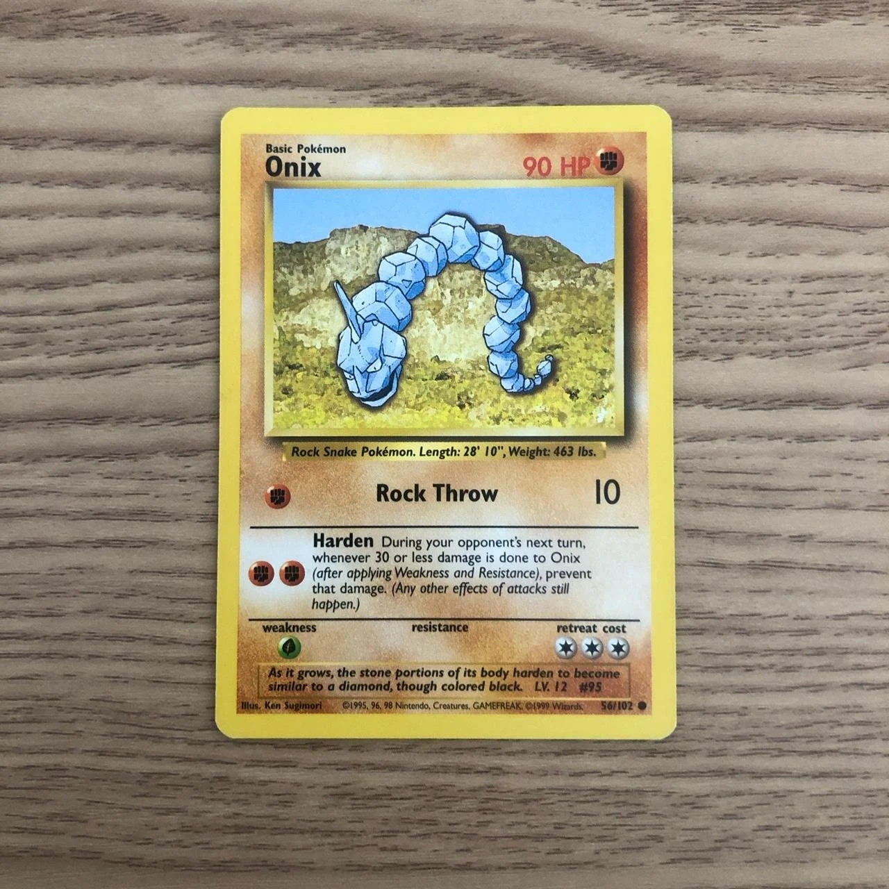 Onix 1999 Base Set 56/102