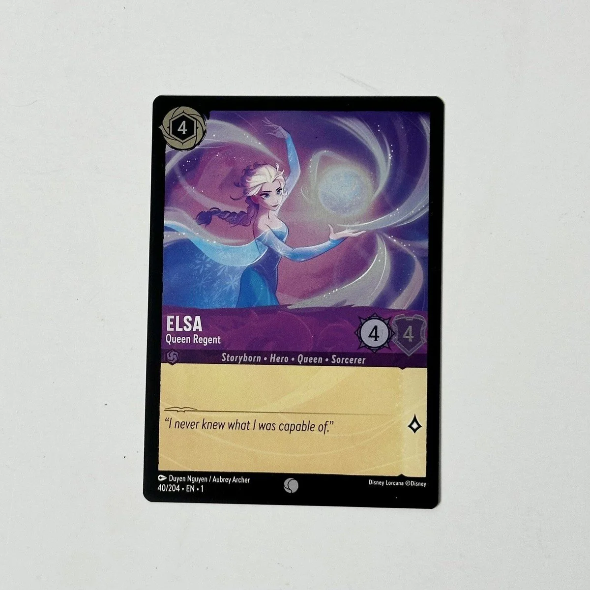 40/204 Elsa THE FIRST CHAPTER Disney LORCANA