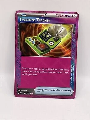 Treasure Tracker 131/131 Holo Pokemon TCG Card Prismatic Evolutions