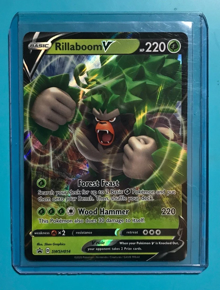 Pokemon - Rillaboom V - SWSH014 - Sword & Shield Promo