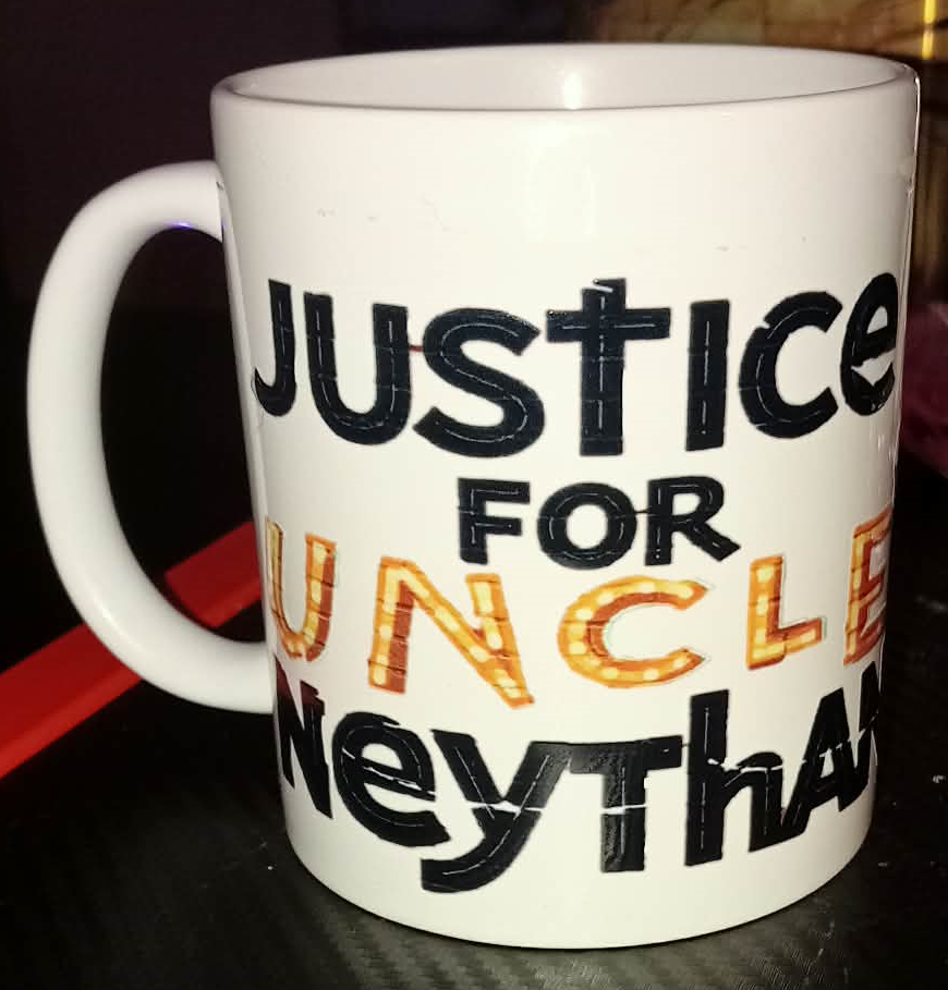 'Justice For Uncle Neythan' Mug