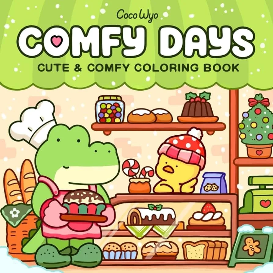 Comfy Days Colouring Book