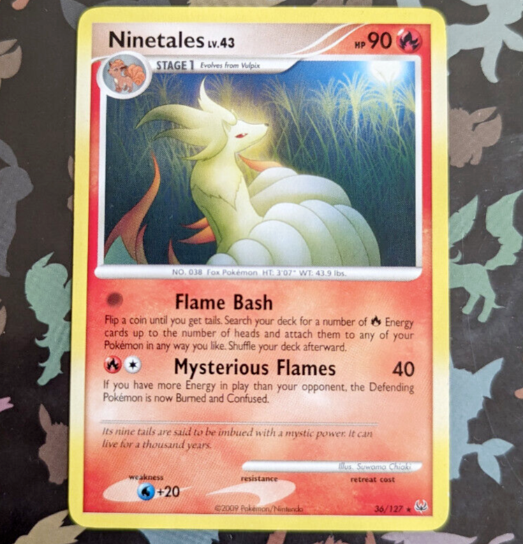 Ninetales 36/127 Rare Platinum