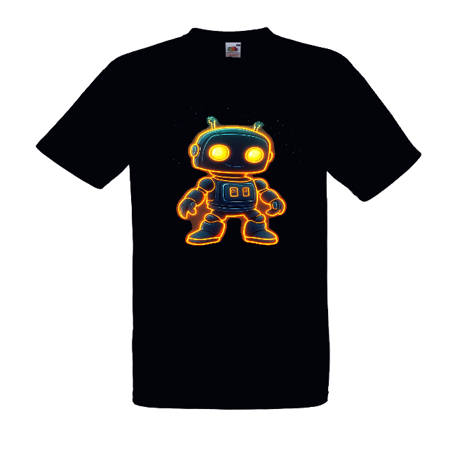 Neon Robot Tshirt