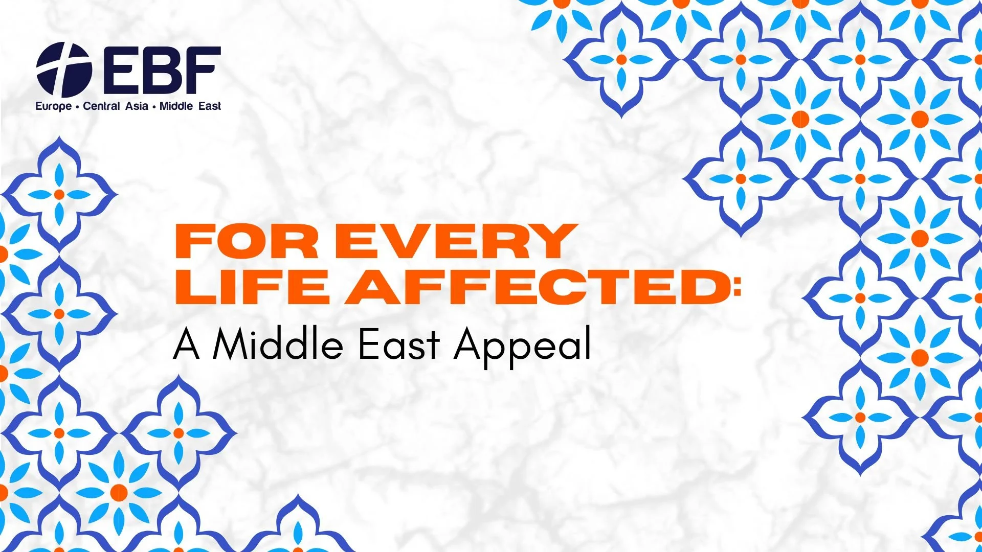 Middle East Easter 2026 Appeal