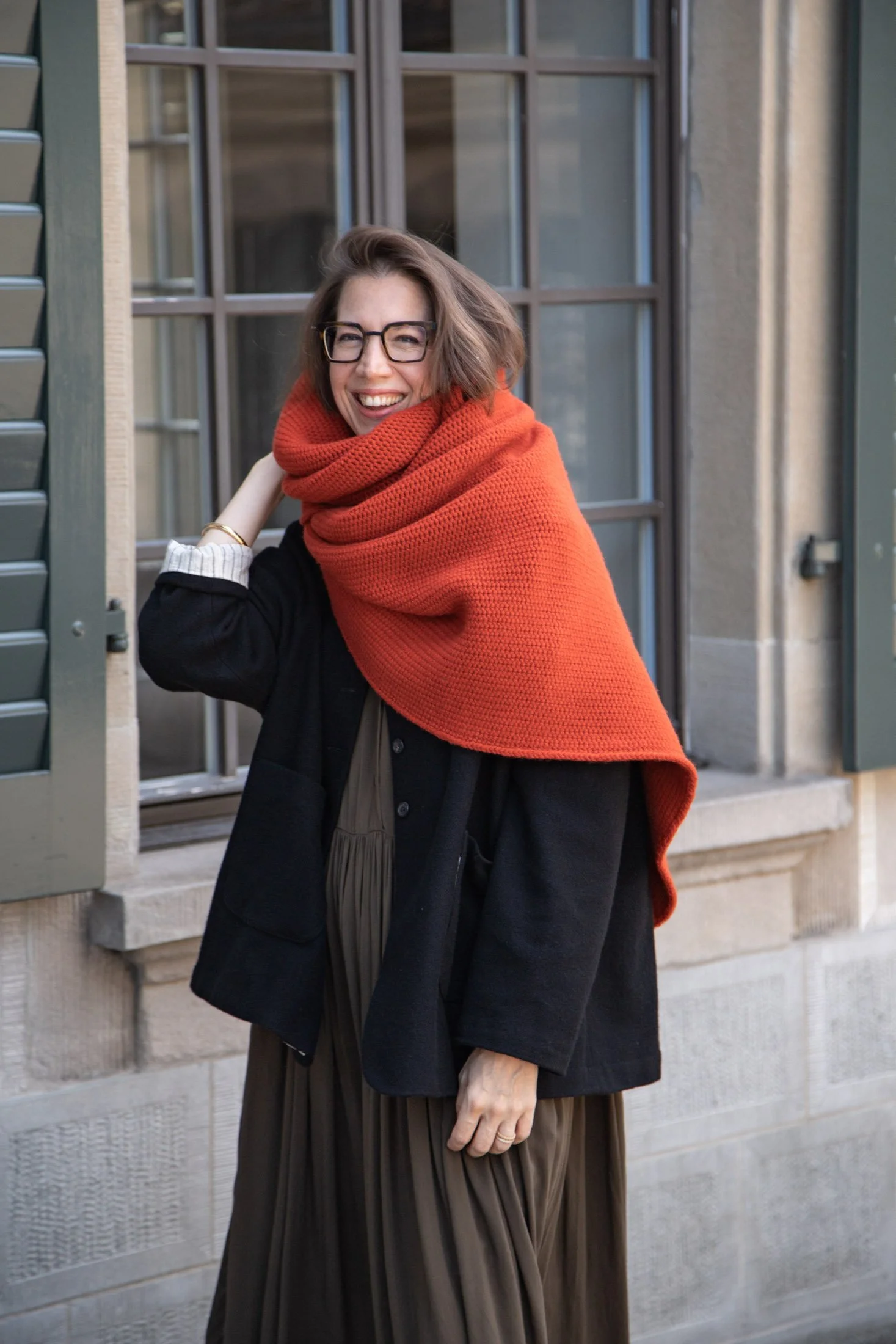 Dress Casey Casey  Jacket Apuntob  Sneackers Shoto  Scarf Casey Casey.JPG