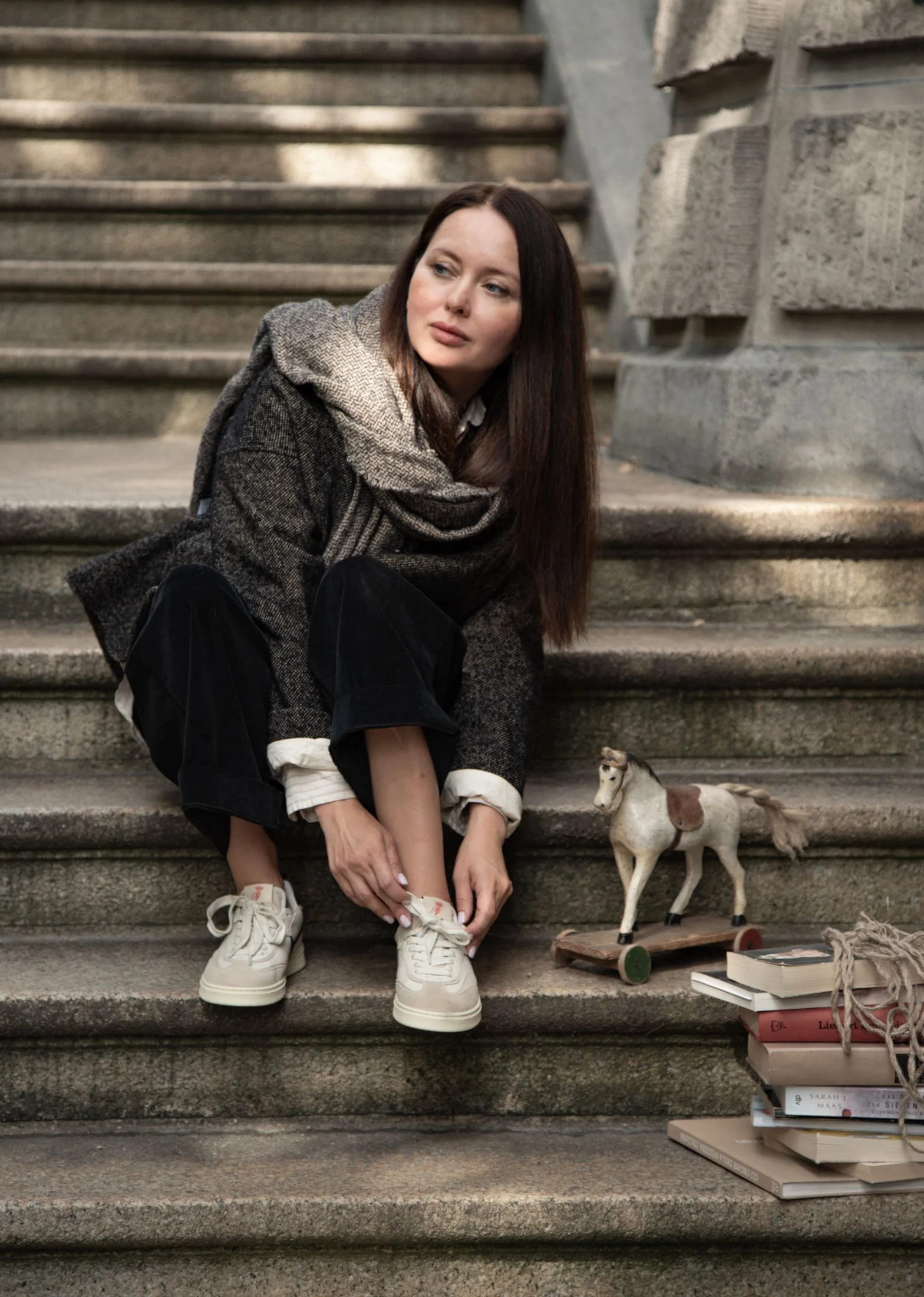 Shirt Pas de Calais  Pants Album di Famiglia  Jacket Album di Famiglia  Scarf Faliero sarti  Sneackers Garden of God 2.JPG