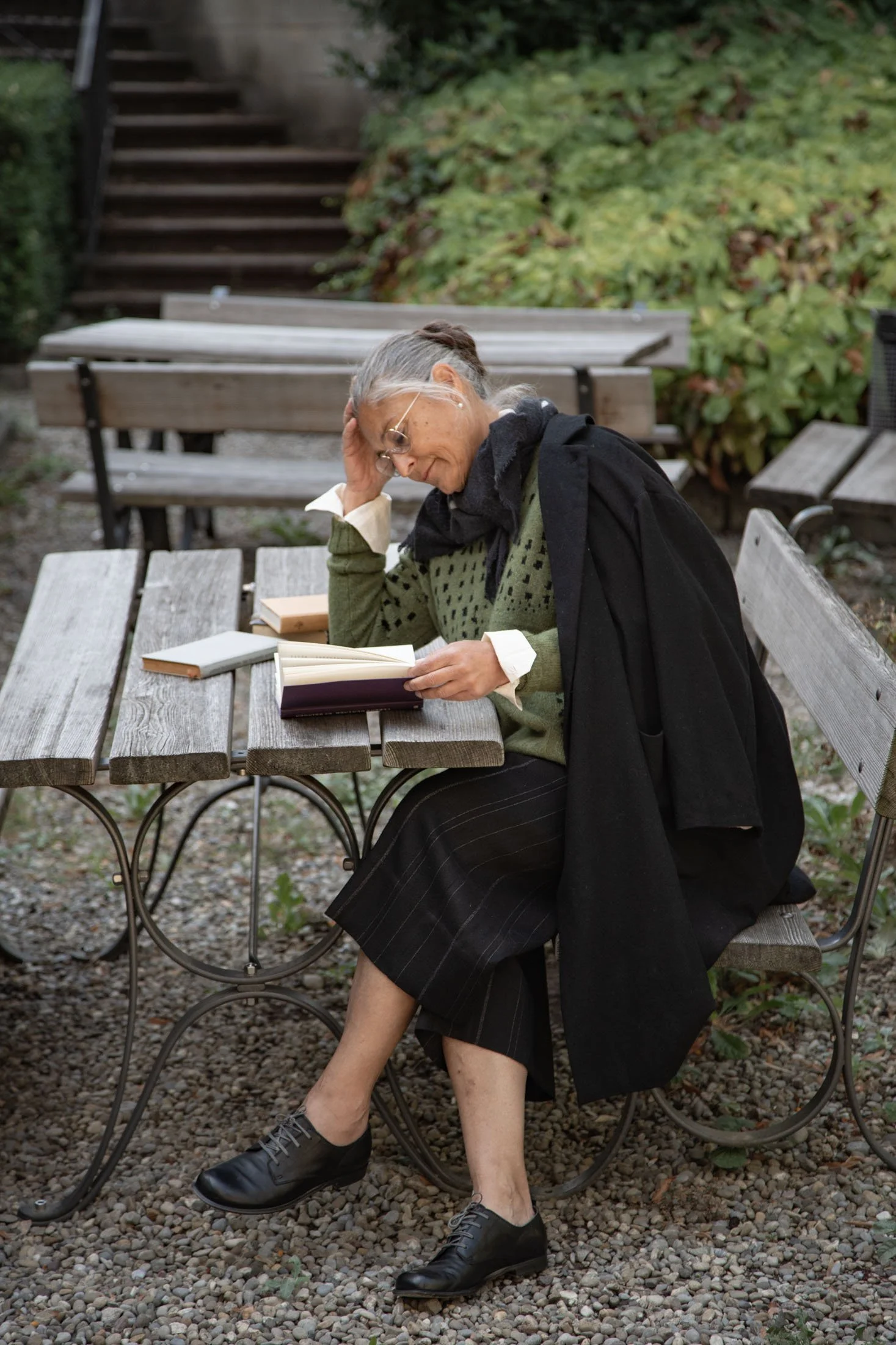 Dress Casey Casey  Jacket Album di Famiglia  Scarf Casey Casey  Socks Bonne Maison  Laced Shoes Shoto 1.JPG