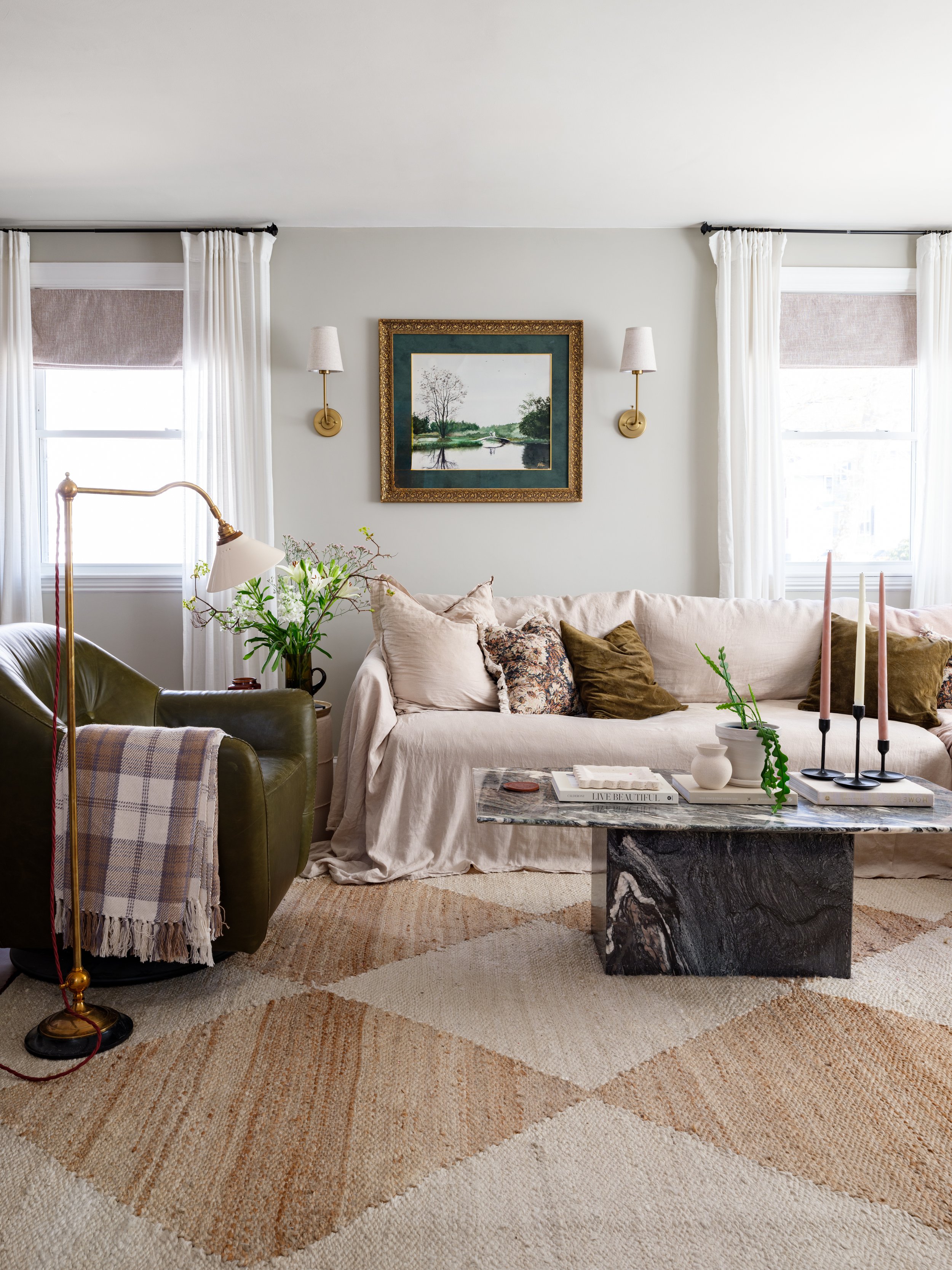 Eclectic Living Room Project
