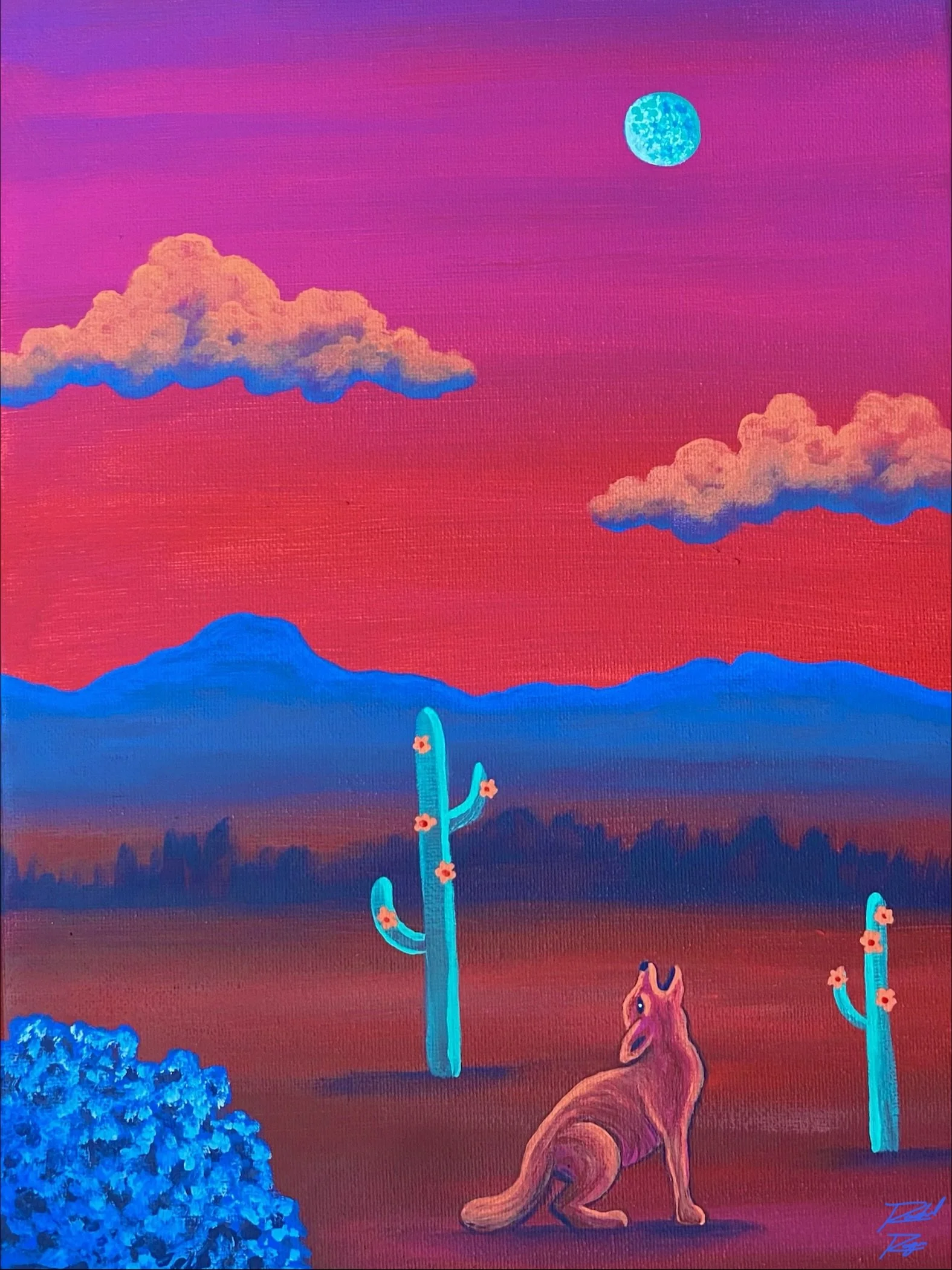 The Lone Coyote (Original)