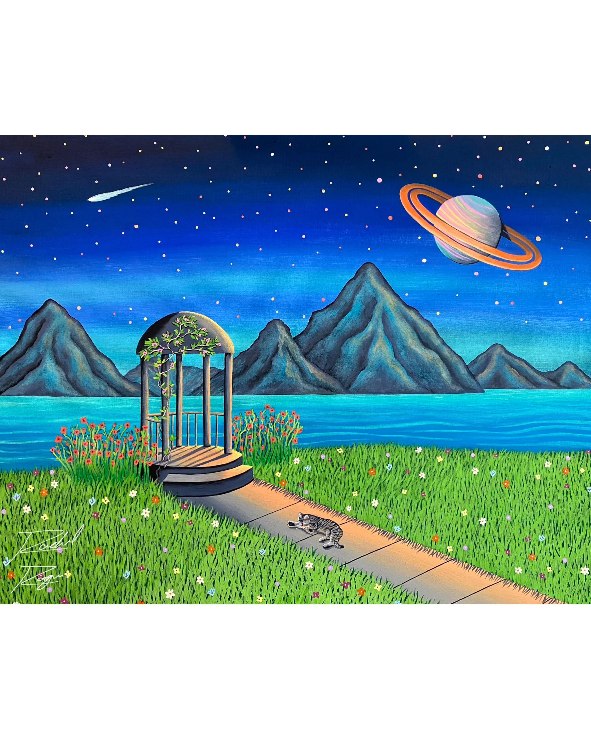 Comet's Passing (Print)